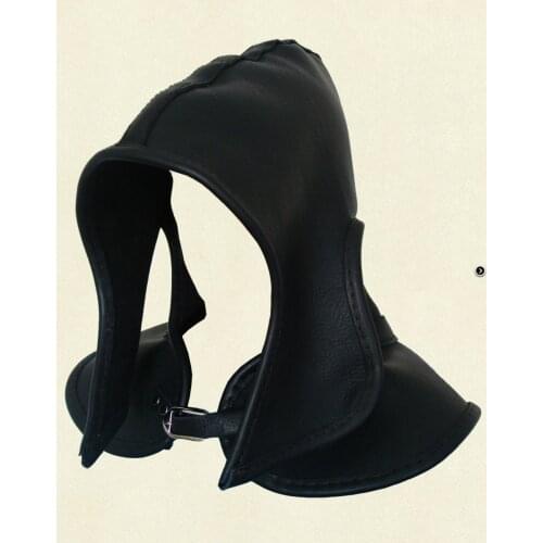 Gothic Hood Leatherwear Mantle Hat Adjustable