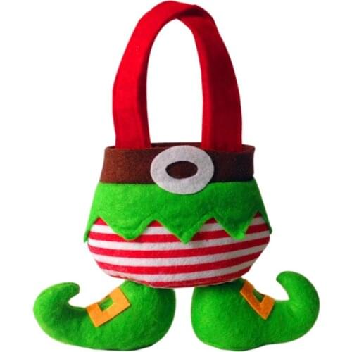 Christmas Gift Sprite Bag Green Sprite Candy Bag Cute-type Christmas Gift Bag