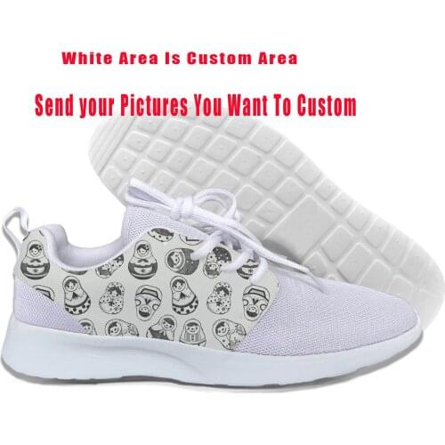 Russian Matryoshka Dolls Cute kawaii Harajuku Lightweight Sport Running Mesh Shoes Men Women Casual Breathable Sneakers
