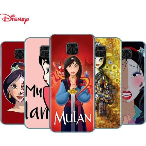 Silicone Cover Disney Mulan Princess For Xiaomi Redmi Note 10 10S 9 9S Pro Max 9T 8T 8 7 6 5 Pro 5A Phone Case