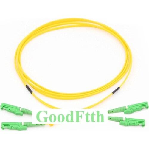 Fiber Patch Cord E2000/APC-E2000/APC SM Duplex GoodFtth 1-15m