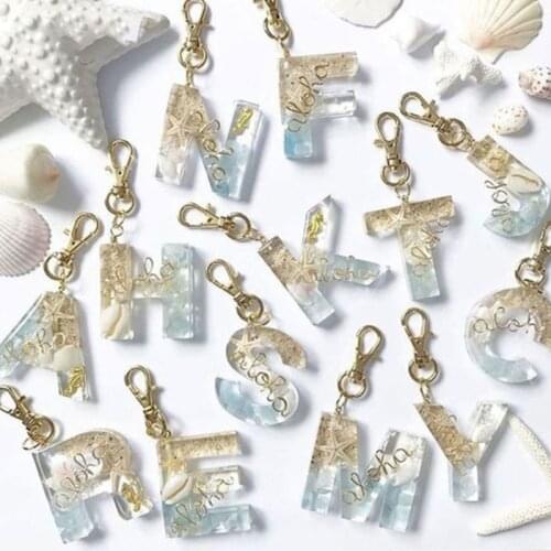 1 Set Crystal Epoxy Resin Mold Letters Number Pendants Casting Silicone Mould N1HE