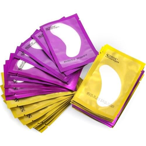 10/20/50pairs Eyelash Pads Eye Gel Patches Eyelash Extension Grafting Eye Stickers Under Eye Eyelash Patches Paper Patches