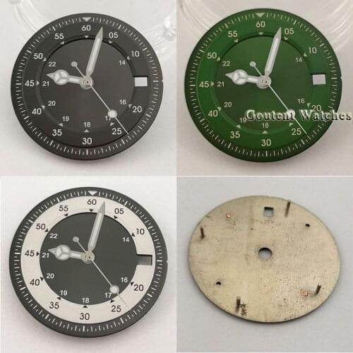 28.5mm Goutent Sterile Dial With Hand Fit ETA 2836/2824 DG2813/3804,Miyota 8215 821A 82 Series movement 40mm watch