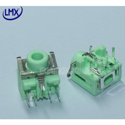 30pcs/lot PJ-317B-5p 3.5mm audio jack headphone jack earphone jack socket green