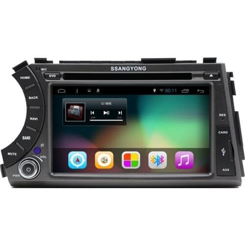 7" Android 10.0 2Din Car DVD Player For SsangYong Kyron, Actyon,Korando 2005- 2010 Car RadioRDS Navigation GPS Video Audio Wifi