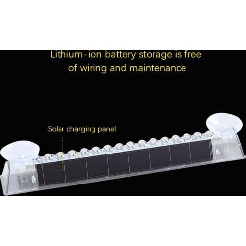 Car LED Wireless Warning Lights Car Solar Flashing Warning Lights Car Interior LED Decorative Lights