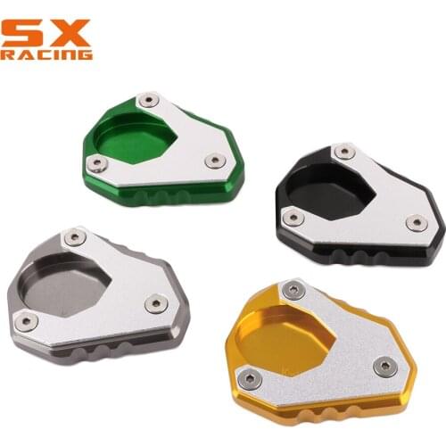 Motorcycle Side Kickstand Stand Extension Plate Pad For KAWASAKI Versys 650 VERSYS650 2015 2016 2017 2018 Street Bike