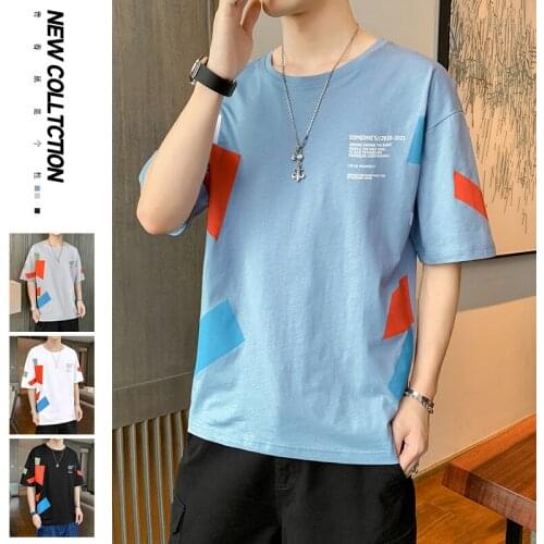 LISM Brand New t shirt for Men Fashion Solid Cotton Tops Tees Short Sleeve Summer Man t-shirts Oversize S-3XL Top Mens clothing