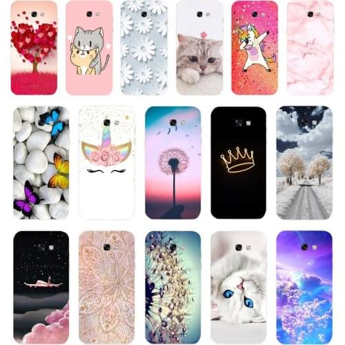 A For Samsung A7 2017 Case Cover Silicone Soft TPU Cute Back Cover Coque For Samsung Galaxy A7 2017 Phone Cases A 7