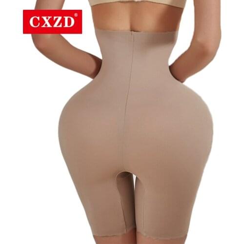 CXZD High Waist Tummy Control Panties for Women Shapewear Boyshorts Underwear Body Shaper Thigh Slimmer Cincher