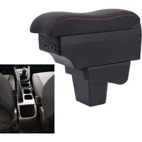 For Suzuki VITARA Armrest box Car interior armrest Double layer rechargeable USB