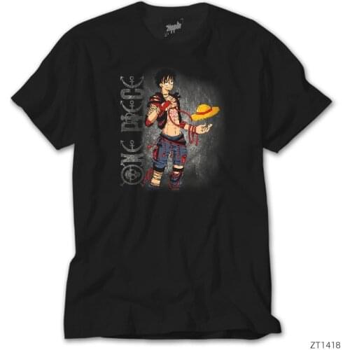 Unisex Woman Man Anime Tshirt Black Color 100% Cotton