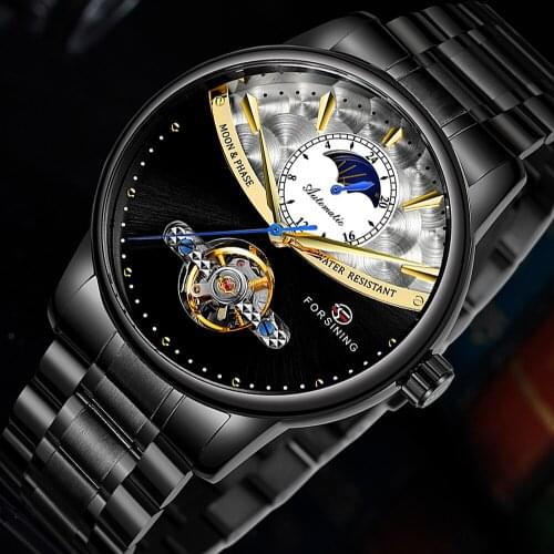 JAMEKER Men's Watch With Leather Strap