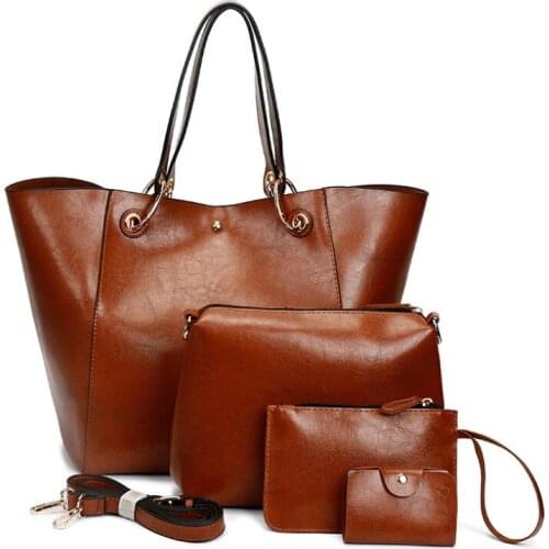 Fashion handbag women shoulder bags designer crossbody bag female large tote 3 sets bag big luxury small purse hand bags 2020