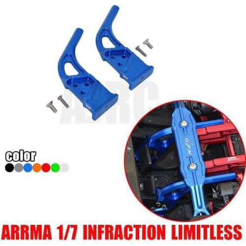 ARRMA 1/7 INFRACTION ARA109001/ARA7615V2/V1 LIMITLESS aluminum alloy rear wing support frame ARA320519