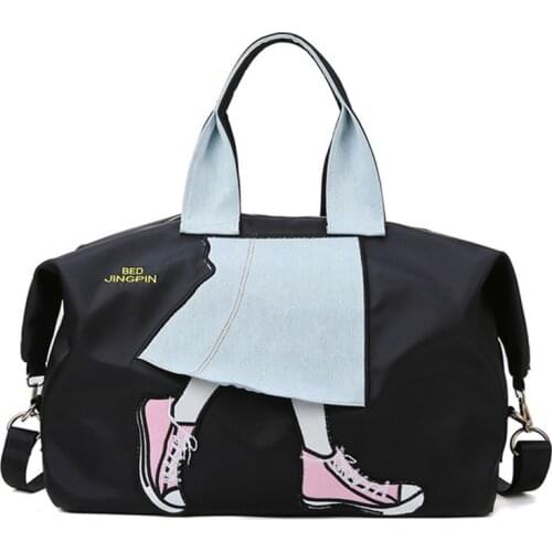 New Travel Bag Womens Duffle Bags Large Capacity Handbag Multifunction Sports Bag Oxford Cloth Weekend Package Travel Duffle