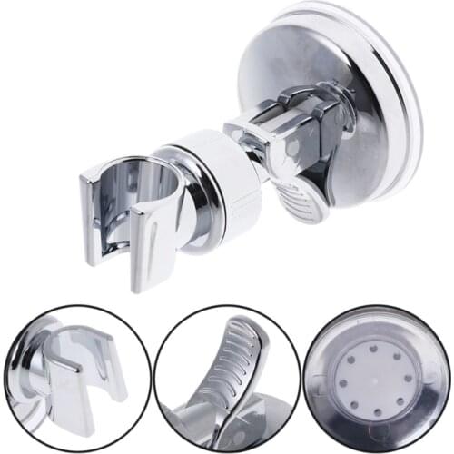 Shower Head Handset Holder Bathroom Wall Mount Adjustable Suction Cup Bracket #0604