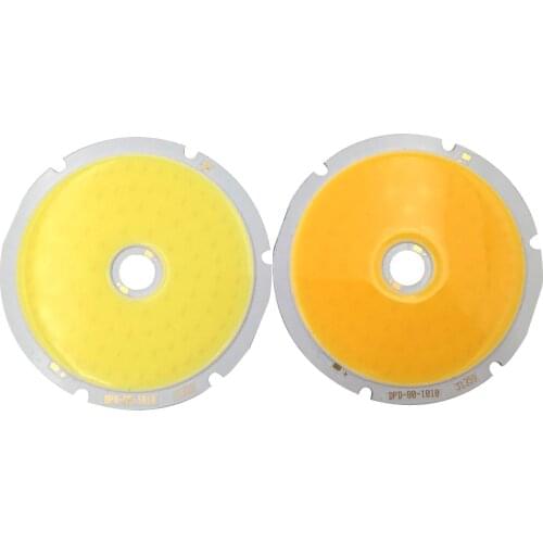 Ultra Bright 50W Circular LED COB Bulb Chip On Board DIY Spotlight Floodlight DC30-33V Round LED Lamp Warm Cold White Lighting