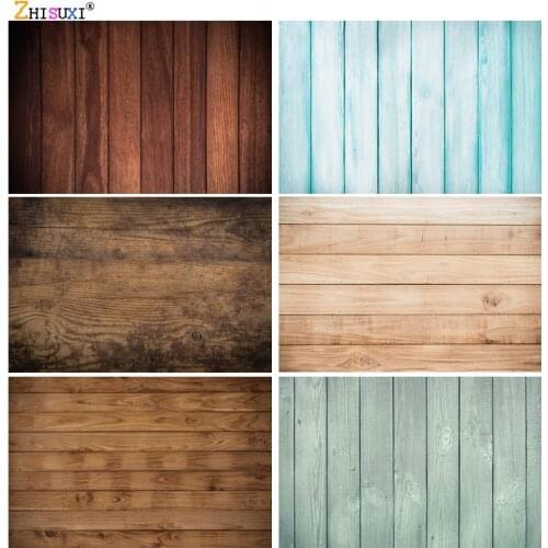 Vinyl Retro Wooden Floor Children Baby Portrait Photography Backdrops For Photo Studio Background Props 21129 XTMB-01