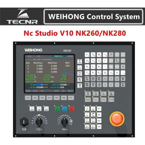 WEIHONG NC studio NK260 NK280 NK280B software NC studio V10 3 4 5 axis integrated CNC system for cnc engraving machine