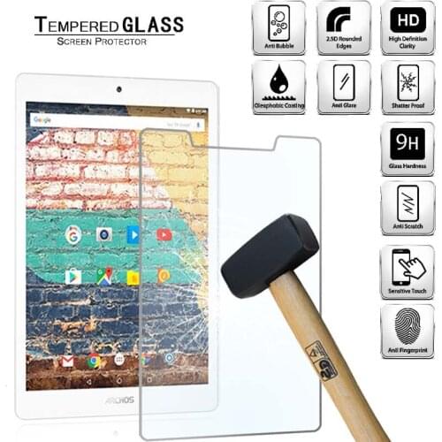 Tablet Tempered Glass Screen Protector Cover for Archos 79b Neon HD Eye Protection Anti-Scratch Explosion-Proof Tempered Film