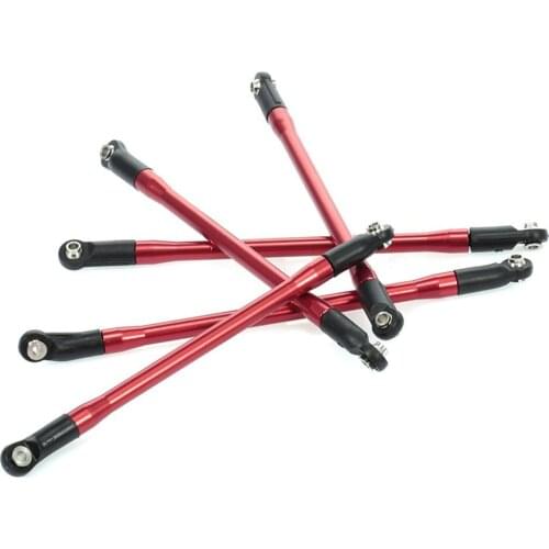 10pcs / Set RC Car SCX10 II Metal Link Anti-rust Rods For Chassis Car Accessories For 1/10 RC Crawler SCX10 II 90046 90047