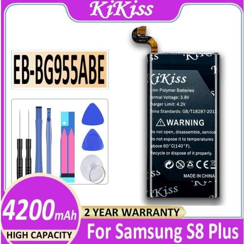 Free Tools 4200mAh For Samsung Galaxy S8 Plus SM-G955 G9550 S8Plus SM G955 G955F G955A G955T G955S G955P Battery EB-BG955ABE