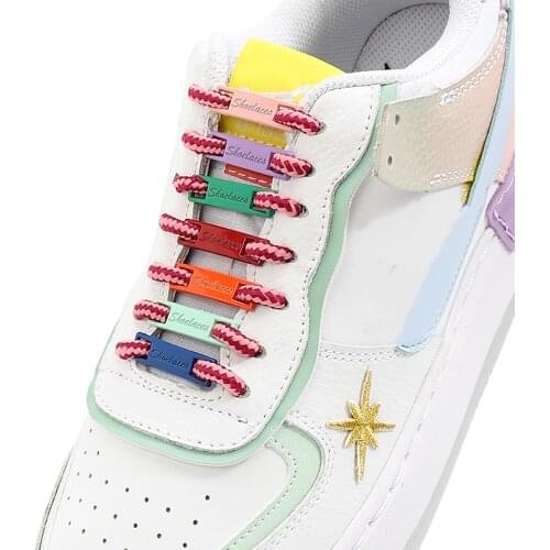 DIY Shoelaces buckle Shoes Decorations Sneaker Kits Metal Lace Buckle Stylish and suitable for all kinds of flat Round shoelace
