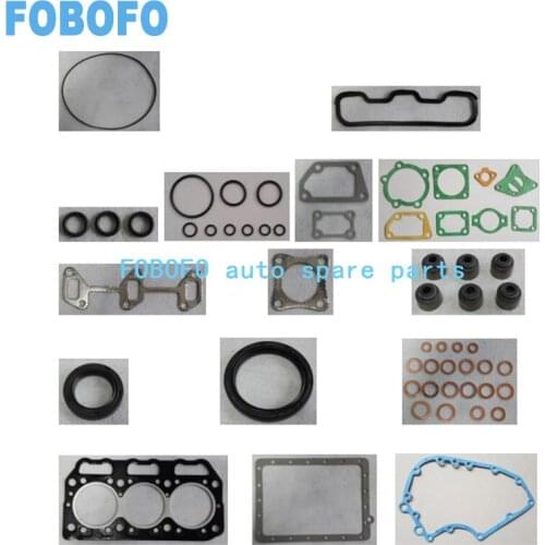 For Yanmar 3T75 3T75HL Engine Full Gasket Set Kit Fit YM220 YM226 YM250D Tractor Parts