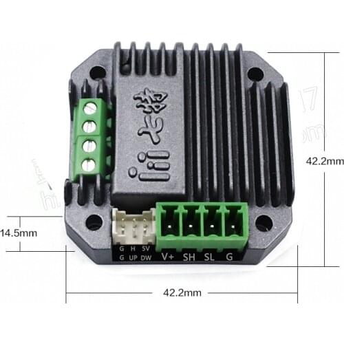 CAN bus type stepper motor driver voltage 12V or 24V computer direct instruction to control 100 motors