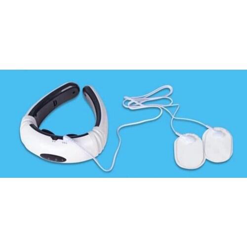 Electric pulse Back and Neck massager.Cervical Vertebra Treatment Instrument.Acupuncture magnetic therapy.Neck pillow massager