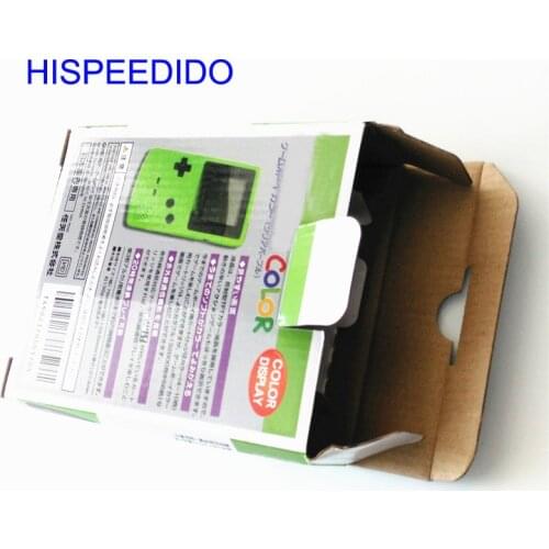 HISPEEDIDO 10 pcs/lot For GBC Game Console New Packing Box Carton for Gameboy Color Retail game player Package