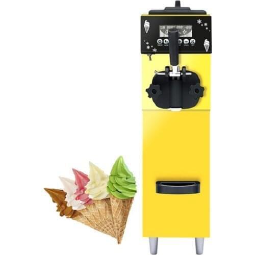 Kls-s12 Mini Single Flavor Ice Cream Machine Table Model For Cold Drink Shops Bars Soft Ice Cream Machine Helado