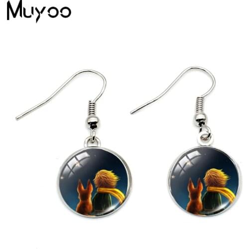 2019 New Fashion Le Petit Prince Hook Earring The Little Prince Jewelry French Fairy Tale Style Womens Earrings Accessory