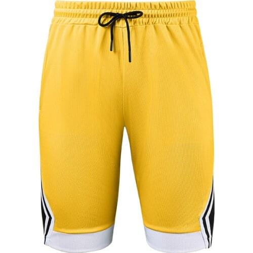 2021 New Eye-Catching Comfortable Fitness Shorts Mens Summer Basketball Straight Mesh Loose Training Running Pants