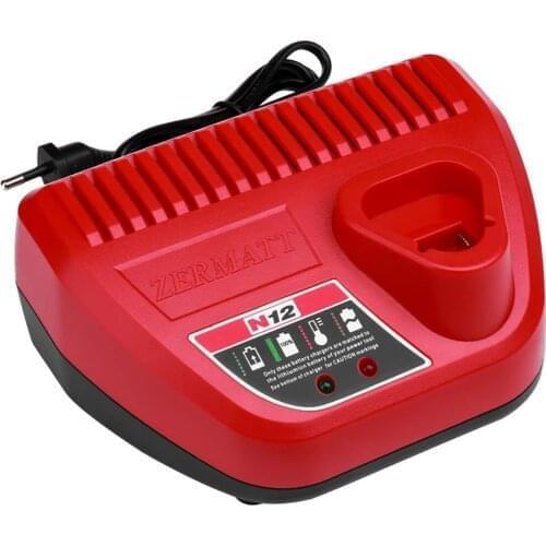 New 10.8V-12V Li-ion Battery Charger 3.0A For Milwaukee M12 48-59-2401 48-11-2402 Li-Ion Replacement Battery Charger N12