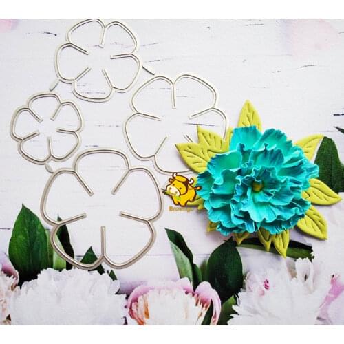 Pentapetal Flowers Metal Cutting Dies New Dies for 2020 Stencils Scrapbooking Photo Album Cards Paper Craft DIY Dies Cut