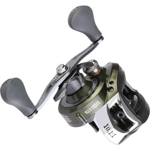 Baitcasting Fishing Reel 19+1BB 10.1/1 Ultra-high Speed Ratio 8kg Max Darg Slow Profile Reel Bait Casting Fishing Wheel