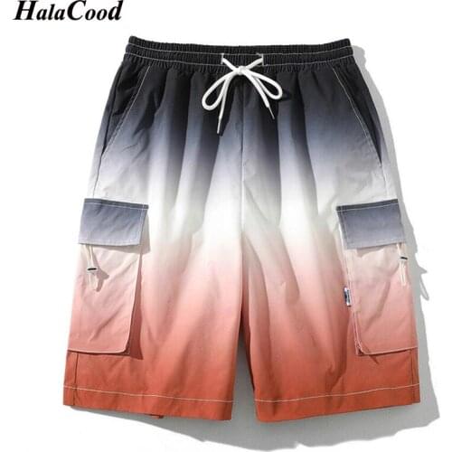 Mens Brand Shorts Hot Summer Casual Cotton Fashion Style Boardshort Bermuda Male Drawstring Elastic Waist Breeches Beach Shorts