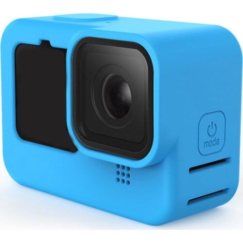 Silicone Protective Housing Case Shockproof Lens Cover Shell for GoPro Hero 9 Camera Accessories