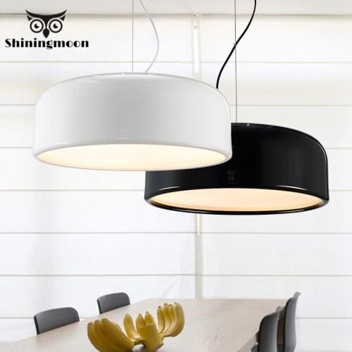 Modern Minimalism Metal LED Pendant Lights Nordic Brief Bedroom Kitchen LED Hanging Lamp Dining Room Bar Home Decor Pendant Lamp
