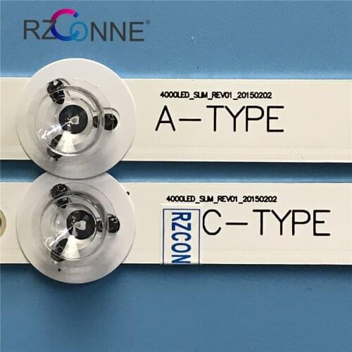LED Backlight strip 10 lamp for VES400QNSS-3D-U02 2D-U01 400DLED_SLIM_REV01 A C-Type 40UA9300 40UA8900 40FA7100 40UB8600