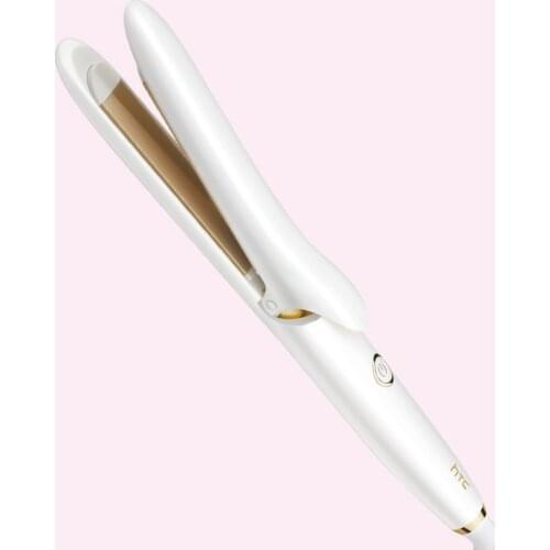 AIKIN hTc Professional 2 in1 Hair Curler EU Plug Negative Ion Hair Straightener Hair Curl Iron Hair Tools Ceramic Triple Curling