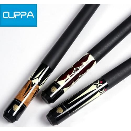 High Quality Cuppa 1/2 Pool Cue Sticks 11.5mm/13mm/10.5mm Tip Billiard Cues Stick Three Colors China