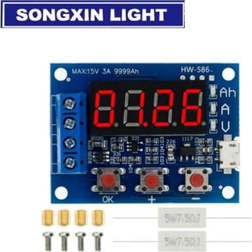 10PCS ZB2L3 Li-ion Lithium Lead-acid Battery Capacity Meter Discharge Tester Analyzer