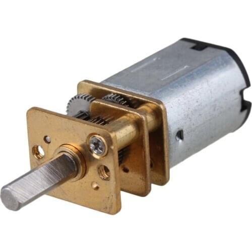 12mm Silver GA12-N20 500RPM Miniature Metal Electric 6v DC Gear Motor Gearwheel with 10mm Output Shaft