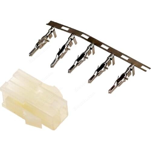 5 sets 4-core Connector MR-PWCNK1 for Mitsubishi MR-PWCNK1 and for Schneider Servo Motor Plug Quick Connector VW3M5111