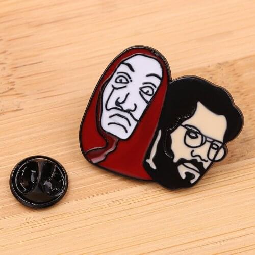 BG1438 Hot TV Show Red Brooch Cartoon Creative Enamel Pin Lapel Clothes Bag Badge Pin Fashion Jewelry Friendship Gift