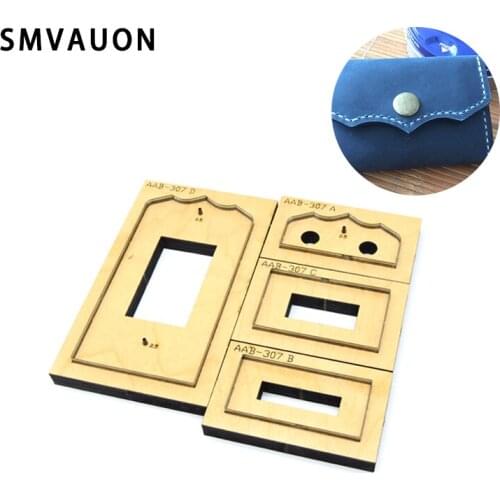Wooden Die Cut Diy Key Case 2021 Card Bag Coin Purse Mould Scrapbook Suitable For Die Cutting Machine